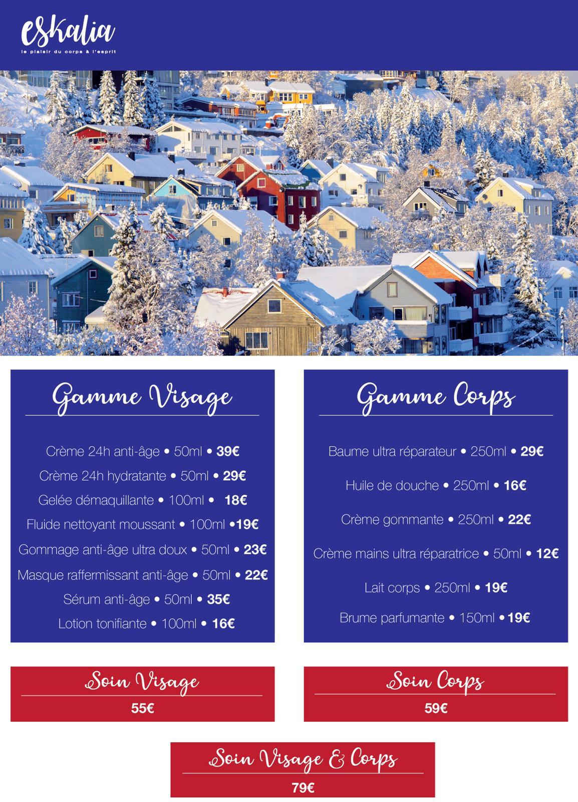 produits corps et visage