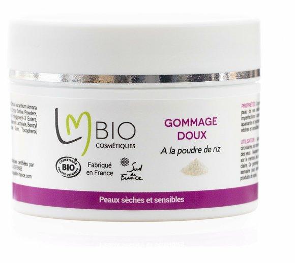 Gommage doux à la poudre de riz